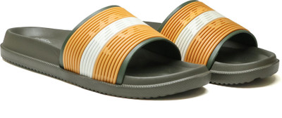 asian Men Slides(Olive , 10)