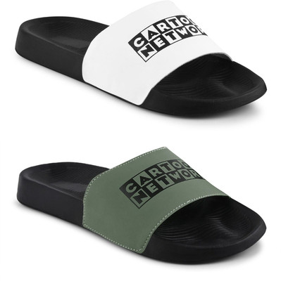 PERY-PAO Men Slides(Olive , 9)