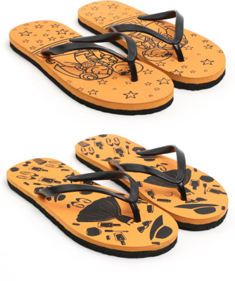 Indrawati Women Flip Flops(Multicolor , 8)
