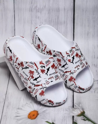LNT FASHION Men Slides(Maroon , 8)