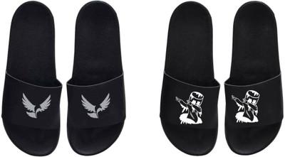 nvisan Men Slides(Grey, White , 7)