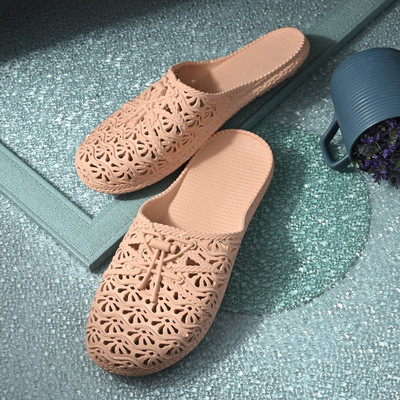 Swagify Women Slippers(Beige , 9)