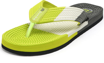 DOCTOR HEALTH Men Men Newlylaunch Comfortable Orthopaedic Diabetic Lightweight Antiskid Flip Flops Slippers(Yellow , 6)