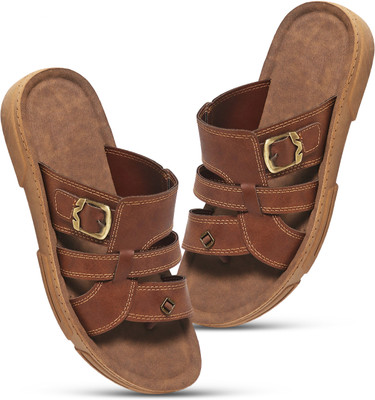 Doctor Health Super Soft Men NewlyLaunch|Lightweight|Comfortable|Breathable|All SeasonWear Slippers Flip Flops(Tan , 10)