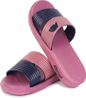 DRACKFOOT Women Slippers(Pink , 8)