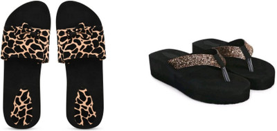 BOOMBEAUTY Women Slides(Multicolor , 6)