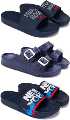 Pennen Men Slides(Blue , 9)