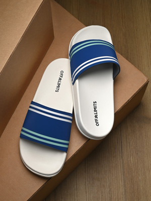 OFF LIMITS Men Slides(Blue , 8)
