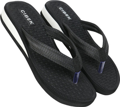 CIBEK Women Doctor step with Cibek comfortable extra soft daily wear women slipper Flip Flops(Black , 7)