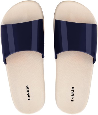 Dekkin Women Slides(Blue , 8)