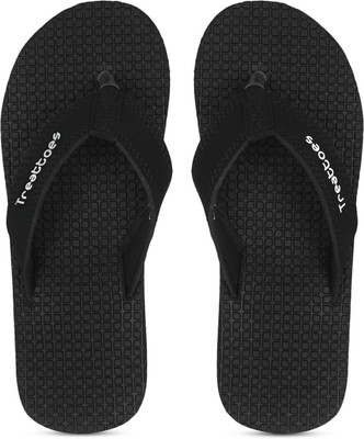 TREATTOES Men Acupressure Bubbles Soft Comfortable and Stylish Orthopaedic Diabetic Ortho Care Flip Flops(Black , 9)