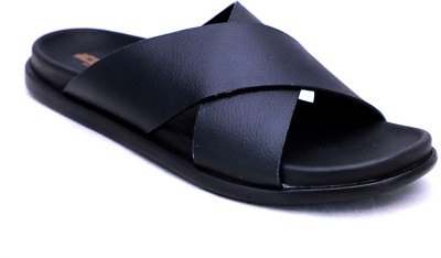 R-Swiss Men Flip Flops(Black , 8)