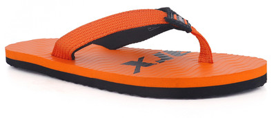 Sparx Men SFG-204 Flip Flops(Black, Orange , 9 UK/India)