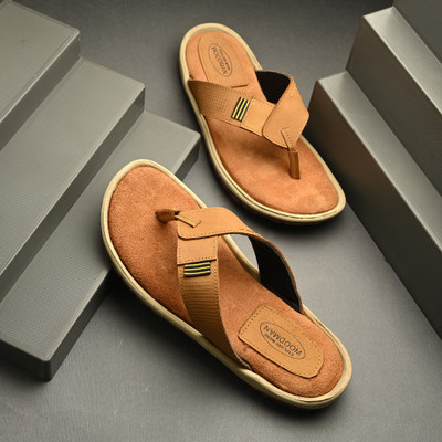 Woodman Men Slippers(Tan , 9)