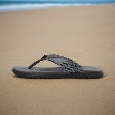 PUMA Men Galaxy Comfort V4 Flip Flops(Black , 10)