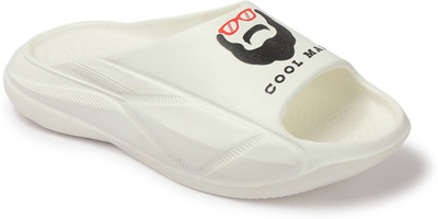 Bootco Men Slides(White , 10)