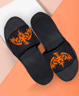 KANEGGYE Men Slides(Orange , 7)