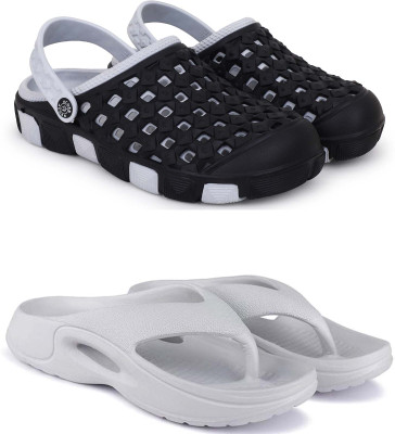 Pampy Angel Men Slippers(Grey, Grey , 7)