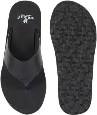DR STTEP Men Slippers(Black , 7)