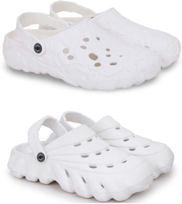 Kapani Fashion Men Slippers(White, White , 8)