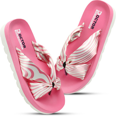 Doctor Health Super Soft Women Newly Launch | Classic Ultra Soft | Cushion | Comfortable|Premium|Stylish|Trendy Flip Flops(Pink , 7)