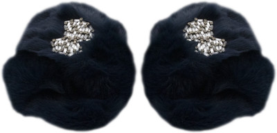RETTROSE Women Slides(Navy , 5)