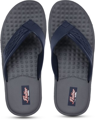 action Men Men AN-018 Slippers(Grey, Blue , 8)