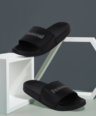 HUMMEL Women Slides(Black , 5)