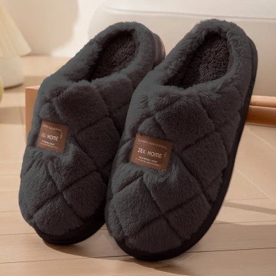 RICHMEN Men Slippers(Black , 9)