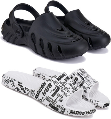 BERSACHE Men Slides(Multicolor , 8)