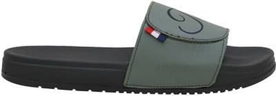 PERY-PAO Men Slides(Olive , 10)
