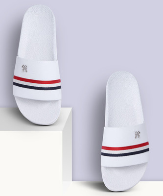 PERY-PAO Men Slides(White , 10)