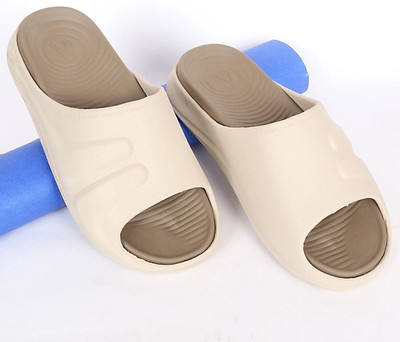 Aqualite Men Slides(Beige , 9)