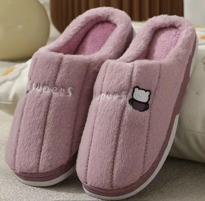 WOLVESDEN Women Slides(Purple , 5.5)