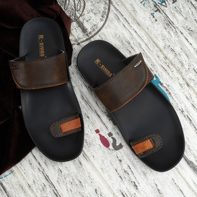 R-Swiss Men Slides(Brown , 10)
