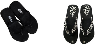 BOOMBEAUTY Women Slides(Multicolor , 3)