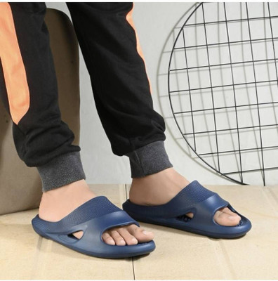 SATERRA Men Slippers(Navy , 9)