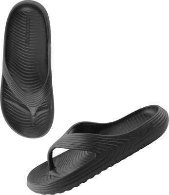RED TAPE Men Flip Flops(Black , 9)