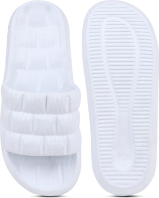 Kapani Fashion Men Men Classic, Lightweight, Ultra cushion, Flipflops, Slipper, Slides (White , 10) Slides(White , 10)