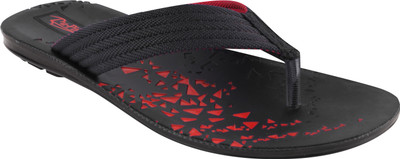 Pu-Pine Men Trending Stylish Slippers(Black , 6)