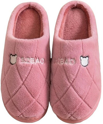 WOLVESDEN Women Flip Flops(Pink , 5)