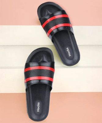 Hocks Men Slides(Red , 10)
