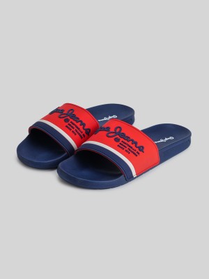 Pepe Jeans Men Slides(Red , 9)