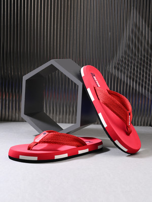 Doctor Health Super Soft Men Men's Orthopedic Slippers | Soft Cushion, Lightweight, Doctor Recommended Design Slippers(Red , 8)