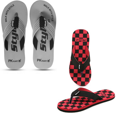 PKKART Men Slippers(Multicolor , 8)