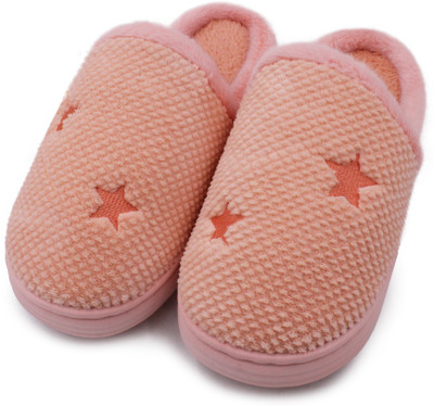 VRITRAZ Women Slippers(Orange , 7)