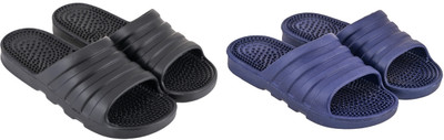 ventus Men Slippers(Blue, Black , 8)
