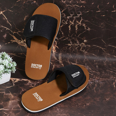 DOCTOR EXTRA SOFT Men Slides(Black , 10)