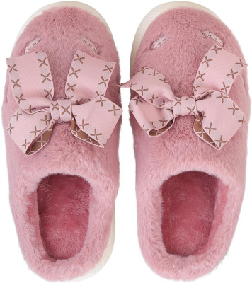 Cassiey Women Flip Flops(Pink , 5)