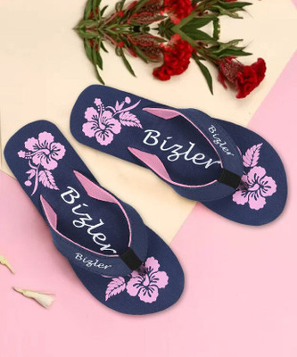 BIZLER Women Soft Ortho Slippers | Lightweight, Non-Slip & Stylish Daily Wear Slippers(Blue , 5)